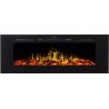Kominek elektryczny LED ścienny MAJESTIC 60" AFLAMO