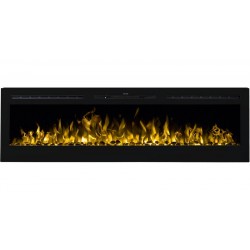 Kominek elektryczny LED ścienny MAJESTIC 65" AFLAMO