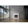 Weißer elektrischer Kamin von Vilano - Aflamo Weißer elektrischer Kamin von Vilano - Aflamo
