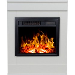 Chimenea eléctrica Smart blanco - Aflamo