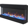 IMPERIAL 43 "- dreidimensionale LED-Wand mit elektrischem Kamin AFLAMO - MODELL 2020 IMPERIAL 43 "- dreidimensionale LED-Wand mit elektrischem Kamin AFLAMO - MODELL 2020