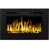 MAJESTIC 26" chimenea eléctrica de pared LED AFLAMO MAJESTIC 26" chimenea eléctrica de pared LED AFLAMO