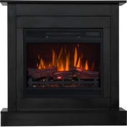 Elektrischer Kamin VIGO 3D 2in1 schwarz - Aflamo