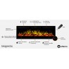 Kominek elektryczny LED ścienny MAJESTIC 72" AFLAMO Kominek elektryczny LED ścienny MAJESTIC 72" AFLAMO