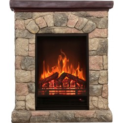 ROCKY stone - Elektrischer Kamin LED AFLAMO