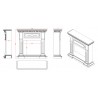 Kominek elektryczny RIVIERA LED 3D - Aflamo 3D