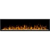 MAJESTIC 36" chimenea eléctrica de pared LED AFLAMO. Modelo 2019