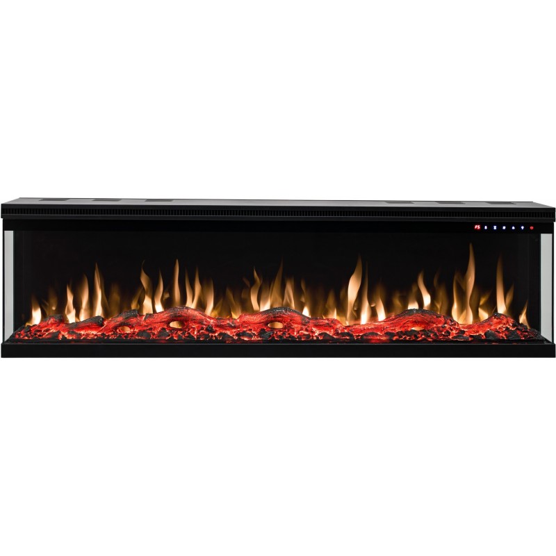 Electric fireplace LED wall UNIQUE 127 cm AFLAMO