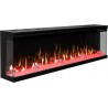 Electric fireplace LED wall UNIQUE 127 cm AFLAMO