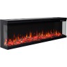 Electric fireplace LED wall UNIQUE 127 cm AFLAMO