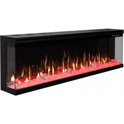 Caminetto elettrico LED da parete UNIQUE 183 cm AFLAMO