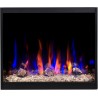 MAJESTIC 50" chimenea eléctrica de pared LED AFLAMO. MAJESTIC 50" chimenea eléctrica de pared LED AFLAMO.