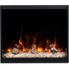 MAJESTIC 50" chimenea eléctrica de pared LED AFLAMO. MAJESTIC 50" chimenea eléctrica de pared LED AFLAMO.