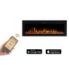 Chimenea electrica LED DIAMOND 115 cm AFLAMO Chimenea electrica LED DIAMOND 115 cm AFLAMO