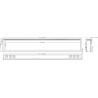 LED Wand elektrischer Kamin / elektrischer Einsatz ROYAL 72 "AFLAMO LED Wand elektrischer Kamin / elektrischer Einsatz ROYAL 72 "AFLAMO