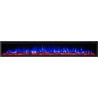 LED Wand elektrischer Kamin / elektrischer Einsatz ROYAL 72 "AFLAMO LED Wand elektrischer Kamin / elektrischer Einsatz ROYAL 72 "AFLAMO