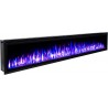 Kominek elektryczny LED ścienny / wkład elektryczny ROYAL 100" AFLAMO Kominek elektryczny LED ścienny / wkład elektryczny ROYAL 100" AFLAMO