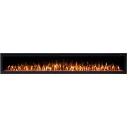 Chimenea electrica Majestic 45 negro pared / empotrable Aflamo