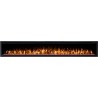 Kominek elektryczny LED ścienny / wkład elektryczny ROYAL 100" AFLAMO
