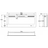 Elektrischer Kamin LED Wand MAJESTIC 50 "AFLAMO Elektrischer Kamin LED Wand MAJESTIC 50 "AFLAMO