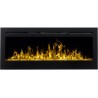 MAJESTIC 50" chimenea eléctrica de pared LED AFLAMO. MAJESTIC 50" chimenea eléctrica de pared LED AFLAMO.