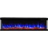 Kominek elektryczny LED ścienny UNIQUE 127 cm AFLAMO
