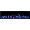 ROYAL 60 chimenea eléctrica de pared / para empotrar AFLAMO