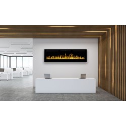 MAJESTIC 26" - Kominek elektryczny LED ścienny  AFLAMO
