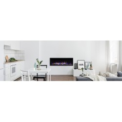 NOWY PRIDE s115 - Kominek elektryczny LED BEZ GRZANIA, AFLAMO