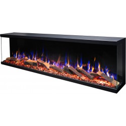 Kominek elektryczny LED ścienny UNIQUE 160cm BEZ GRZANIA  AFLAMO