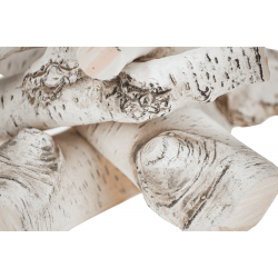 Polana ceramiczne brzoza do każdego rodzaju kominka i biokominka