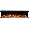 Chimenea electrica LED pared UNIQUE 183 cm AFLAMO