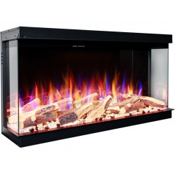 Kominek elektryczny SUPERB 33'' Aflamo do zabudowy, z funkcją grzania