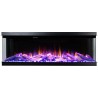 Kominek elektryczny SUPERB 33'' Aflamo do zabudowy, z funkcją grzania