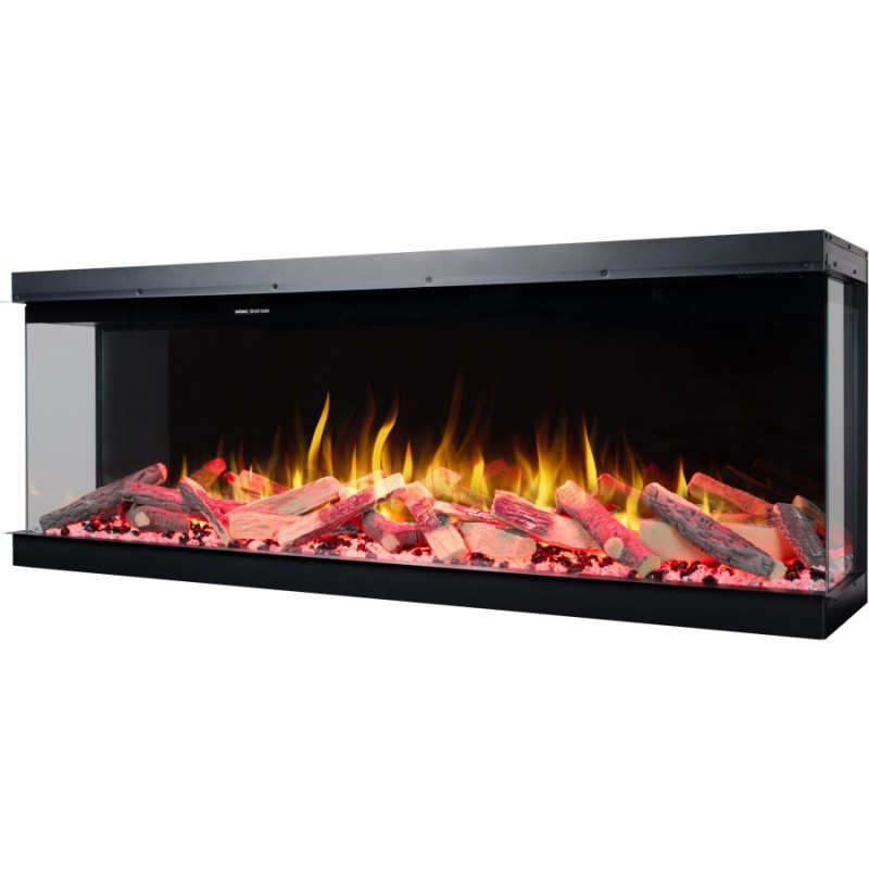 Kominek elektryczny SUPERB 33'' Aflamo do zabudowy, z funkcją grzania
