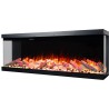 Kominek elektryczny SUPERB 40'' Aflamo do zabudowy, z funkcją grzania