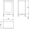 Biokominek wolnostojący SPES - Aflamo