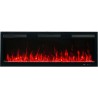 MAJESTIC PRO 213cm + Sound, AFLAMO Camino elettrico a parete e a LED integrato