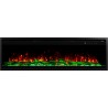 ROYAL PRO 120 cm, Kominek elektryczny LED ścienny i do zabudowy AFLAMO