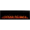 ROYAL PRO 140 cm, AFLAMO Wand- und eingebauter LED-Elektrokamin