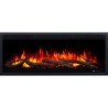 ROYAL 3D 100 cm, LED-Wand und eingebauter elektrischer Kamin AFLAMO