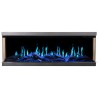 GOLD 152 cm, AFLAMO Wand- und eingebauter LED-Elektrokamin