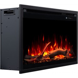 Wkład AFLAMO 3D 60x80 cm, kominek elektryczny do zabudowy AFLAMO PLUS + DŹWIĘK