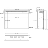 Wkład AFLAMO 3D 60x80 cm, kominek elektryczny do zabudowy AFLAMO PLUS + DŹWIĘK