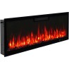 ELITE 128 cm Kominek elektryczny LED ścienny i do zabudowy AFLAMO + DŹWIĘK