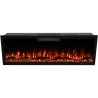Chimenea eléctrica LED ELITE 213 cm de pared y empotrada AFLAMO + SOUND