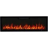 Chimenea eléctrica LED ELITE 213 cm de pared y empotrada AFLAMO + SOUND