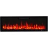 Chimenea eléctrica LED ELITE 213 cm de pared y empotrada AFLAMO + SOUND