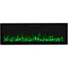 Camino elettrico LED ELITE 213 cm da parete e da incasso AFLAMO + SOUND