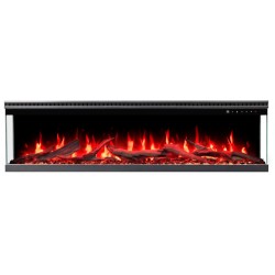 copy of SUPERB 3D 80 cm, eingebauter elektrischer LED-Kamin AFLAMO